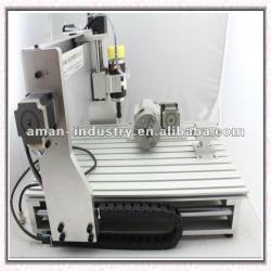 AMAN cnc metal engraving machine with 4th axis