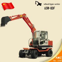 AMZ 65W-8DF wheel-type excavator ( 6ton )