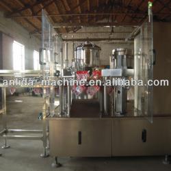 Anlida coconut milk stand up pouch filling and capping machine