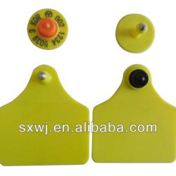 Anti-shedding Double Insured Cattle and Sheep Ear Tags for animals administer