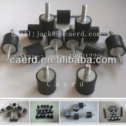 Anti vibration columniform rubber mountings