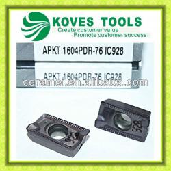 APKT 1604PDR-76 IC928 ISCAR Carbide Square Shoulder Milling Inserts