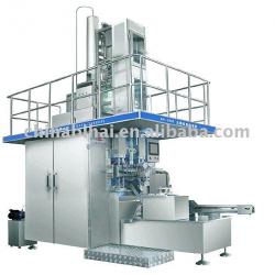 Aseptic brick shape carton filling machine