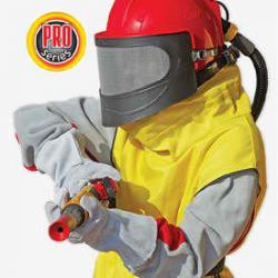 aspect sandblasting helmet