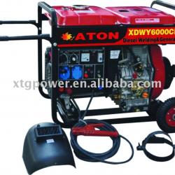 ATON 4.5/5.0KW 50-190A Electric start Air-Cooled 4-Stroke Diesel Welding Generator