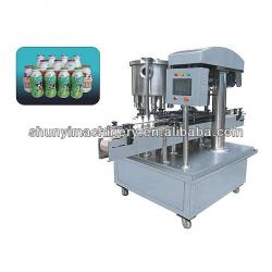 Auto bottle milk filling and seading machine