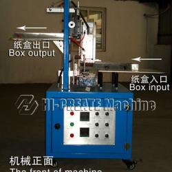 Auto-boxed facial tissue box sealing machine