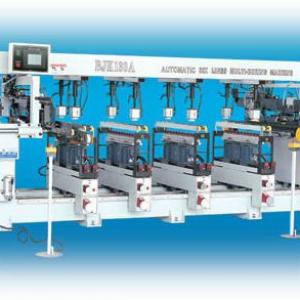 Auto feeding multiple spindle drilling machine