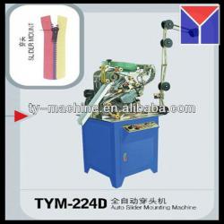 Auto Plastic Zipper Slider Mounting Machine