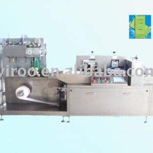 Auto single piece wet napkin making machine