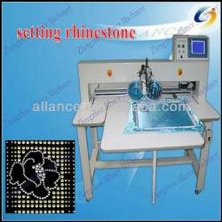 automactic ultrasound rhinestone/jewelry stone pressing/laying machine