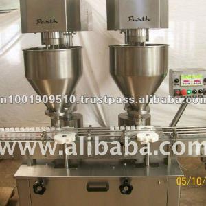 Automatic 2 heads powder filling machine