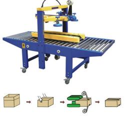 automatic adhesive type seamer