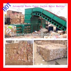 Automatic baler machine for waste paper and newspaper