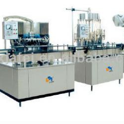 Automatic bottle washing filling capping machine