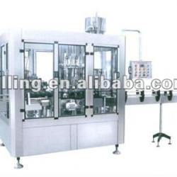 Automatic bottle washing filling capping machine