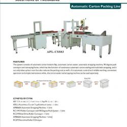 AUTOMATIC CARTON PACKAGING LINE