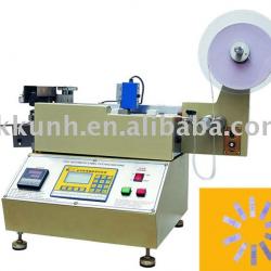 Automatic cloth cold and hot label belt cutting machine