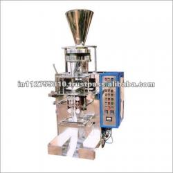 Automatic collar type vertical form fill seal machine with volumetric cup filler