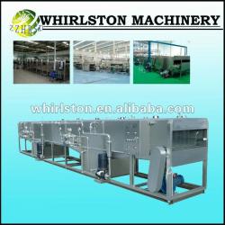 automatic continuous spraying bottle juice sterilization machine