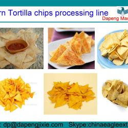 Automatic corn doritos making machine /tortilla chip snack production line /machine