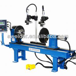 automatic double circumferential seam plasma welder with PLC control