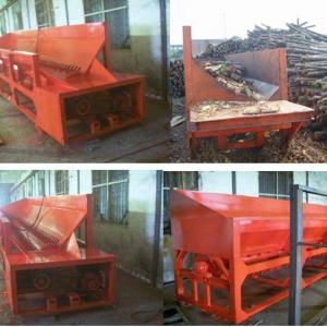 automatic double roller wood log debarking machine