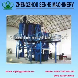 Automatic dry powder production blending line