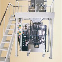 automatic form fill seal machine collar type with two head load cell weigher