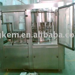 Automatic glass bottle hot fruit juice filler machine