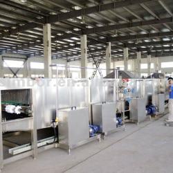 automatic glass bottle hot sprary sterilizer