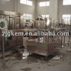 Automatic glass bottle liquid filler production line