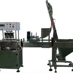 Automatic glass jar vacuum capping machine