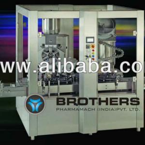 Automatic High Speed Rotary Dry Syrup 16x8 Powder Filling & Capping Machine