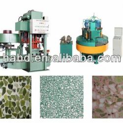 automatic Hydraulic cement floor Terrazzo Tile pressing machine/automatic floor terrazzo tile making plant