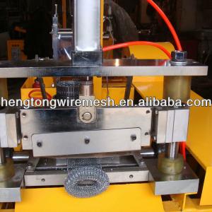 Automatic mesh scourer knitting and cutting machine 48kgs/8hours