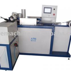 Automatic spiral flexible aluminum foil duct machine