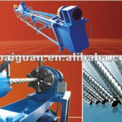 Automatic stainless steel pipe threading machine