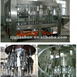 Automatic vodka filling monobloc machine for glass bottles