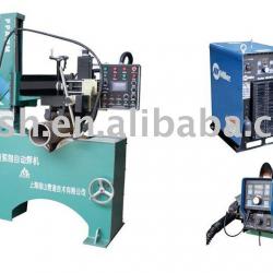 AUTOMATIC WELDING MACHINE;PIPE WELDING MACHINE;AUTOMATIC WELDING MACHINE FOR PIPE FABRICATED OF ROOT PASS,FILL AND CAP PASS