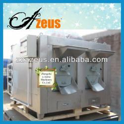 Azeus stainless steel automatic gas roasting machine. gas nut roasting machine