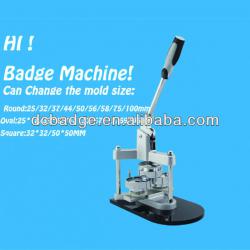 badge machine/badge maker/metal materil/can change mould