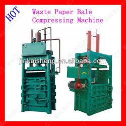 Bale compressing machine for waste paper waste carton