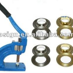 Banner grommet machine