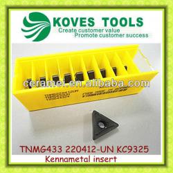 Best quality Kennametal external turning cutting insert for TNMG