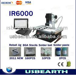 BGA rework station IR6000 (Newest,hot),reballing station. with BGA accessories