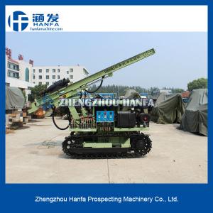 Blasting hole drilling!!! HF100YA2 Crawler DTH Blast Hole Drilling Rig