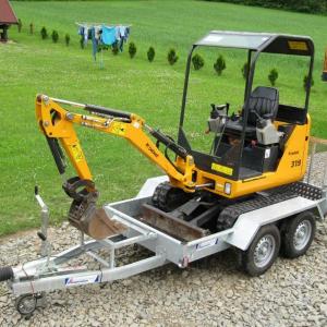 BOBCAT 319K miniloader trailer included