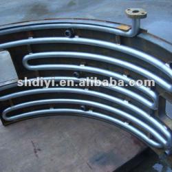 Boiler cooling coil