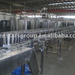 bottle tilting sterilizing system